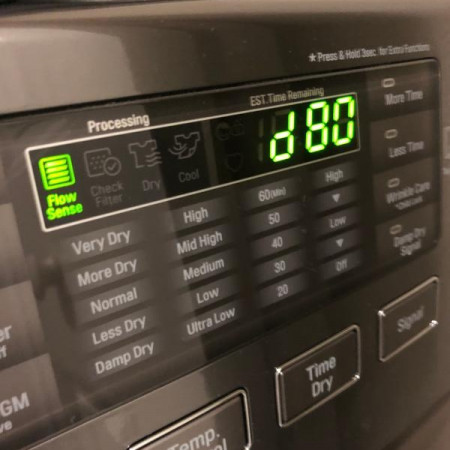 What Do LG Dryer Codes D80, D90 or D95 Mean?