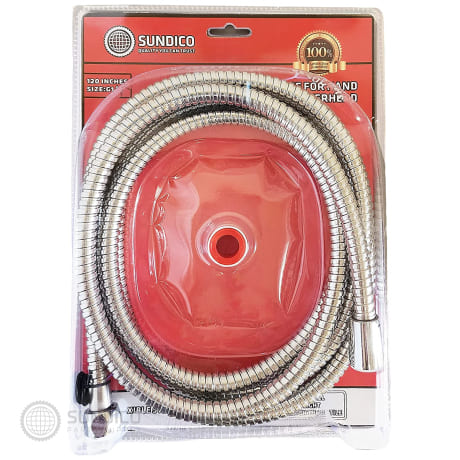 Sundico 120 Inches Stainless Steel Shower Hose for Hand Showerhead SP120G05